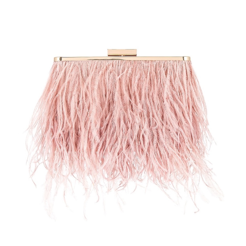 Feather clutch